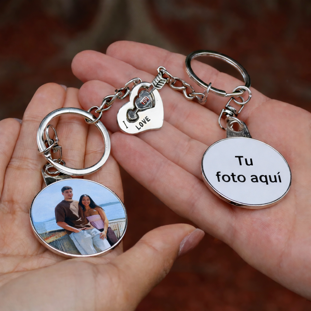 Set de llaveros “La Llave de Mi Corazón”